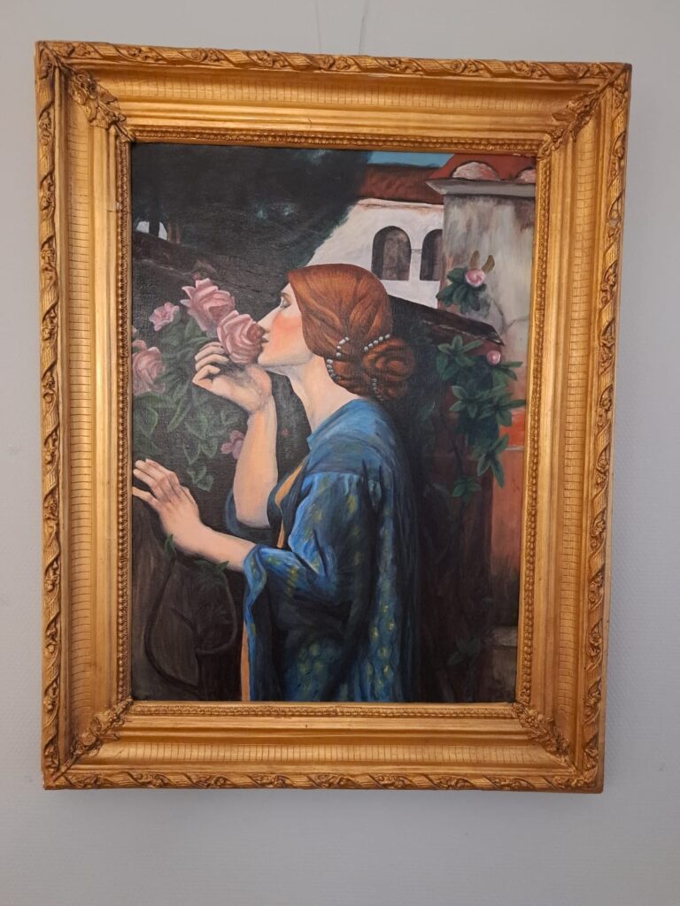 Naar J. W. Waterhouse - The Soul of the Rose geschilderd door Marjolein Wessels